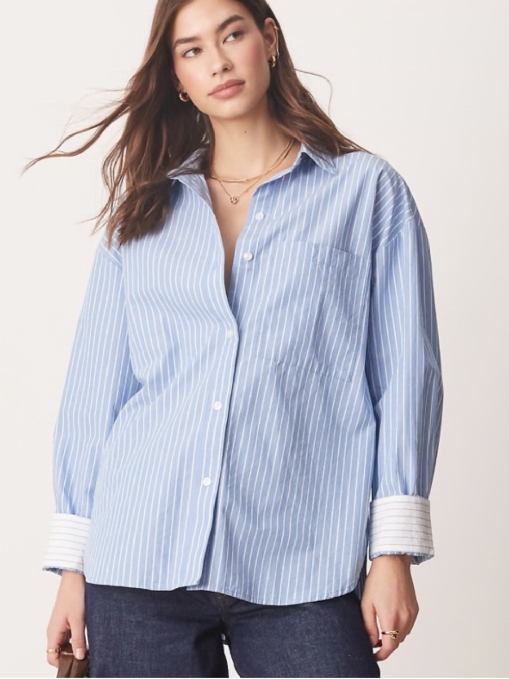 Abercrombie and Fitch striped button down